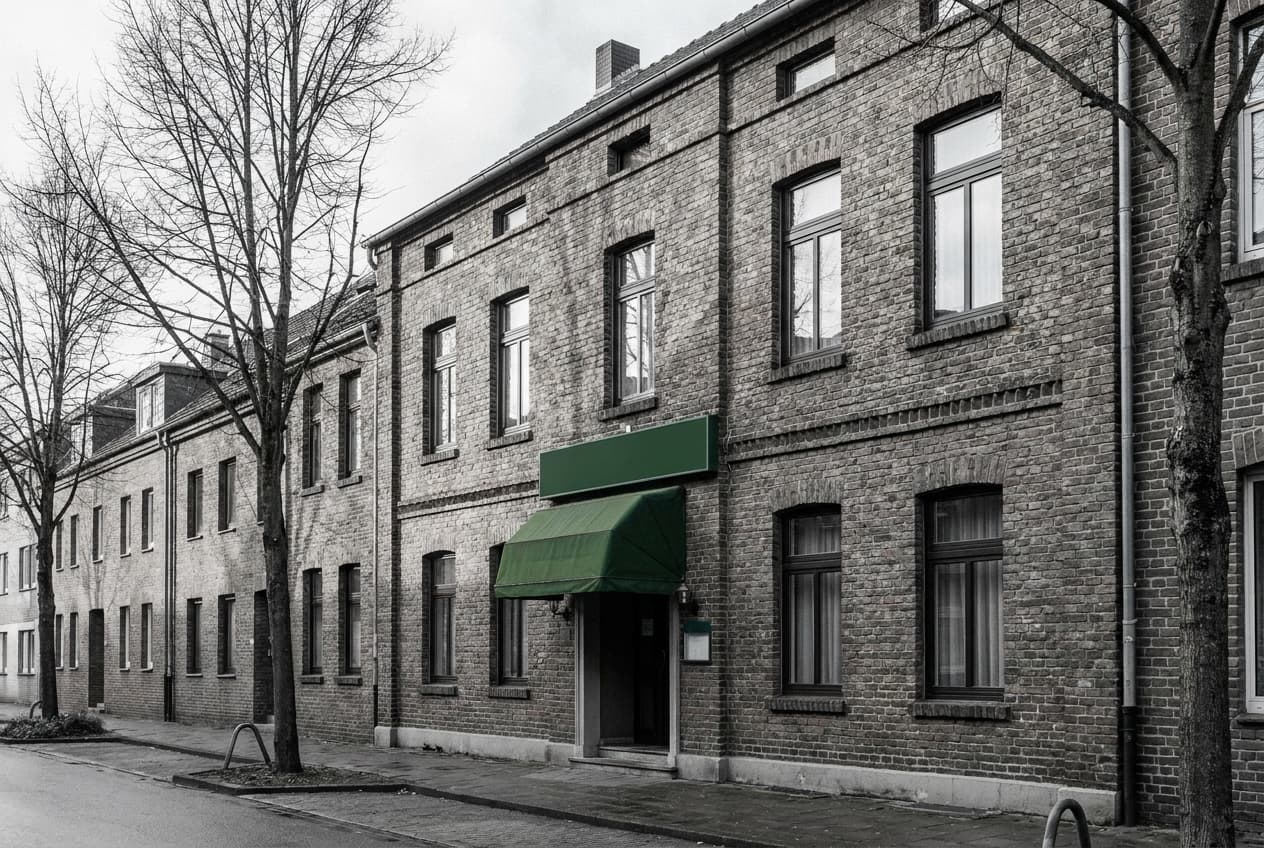 Das Hotel Jeong an der Westerbruchstraße in Moers